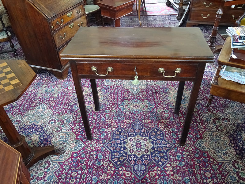18th century mahogany tea table